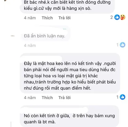 Mật ong nguyên chất kết tinh mảng đường khi để ở nhiệt độ thường là thật hay giả? 19 D0419d81 A6b5 496c Bd3f E83a03f3a12a